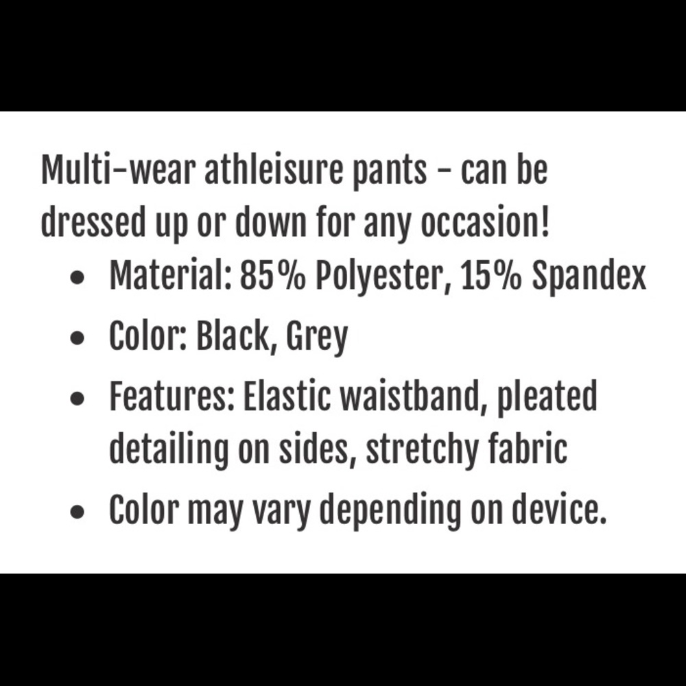 NWT New Mix Pull on pants/leggings GRAY - Picture 9 of 9